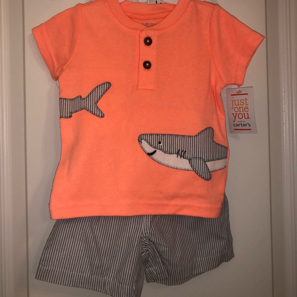 3 piece Carter’s 6m summer boy set